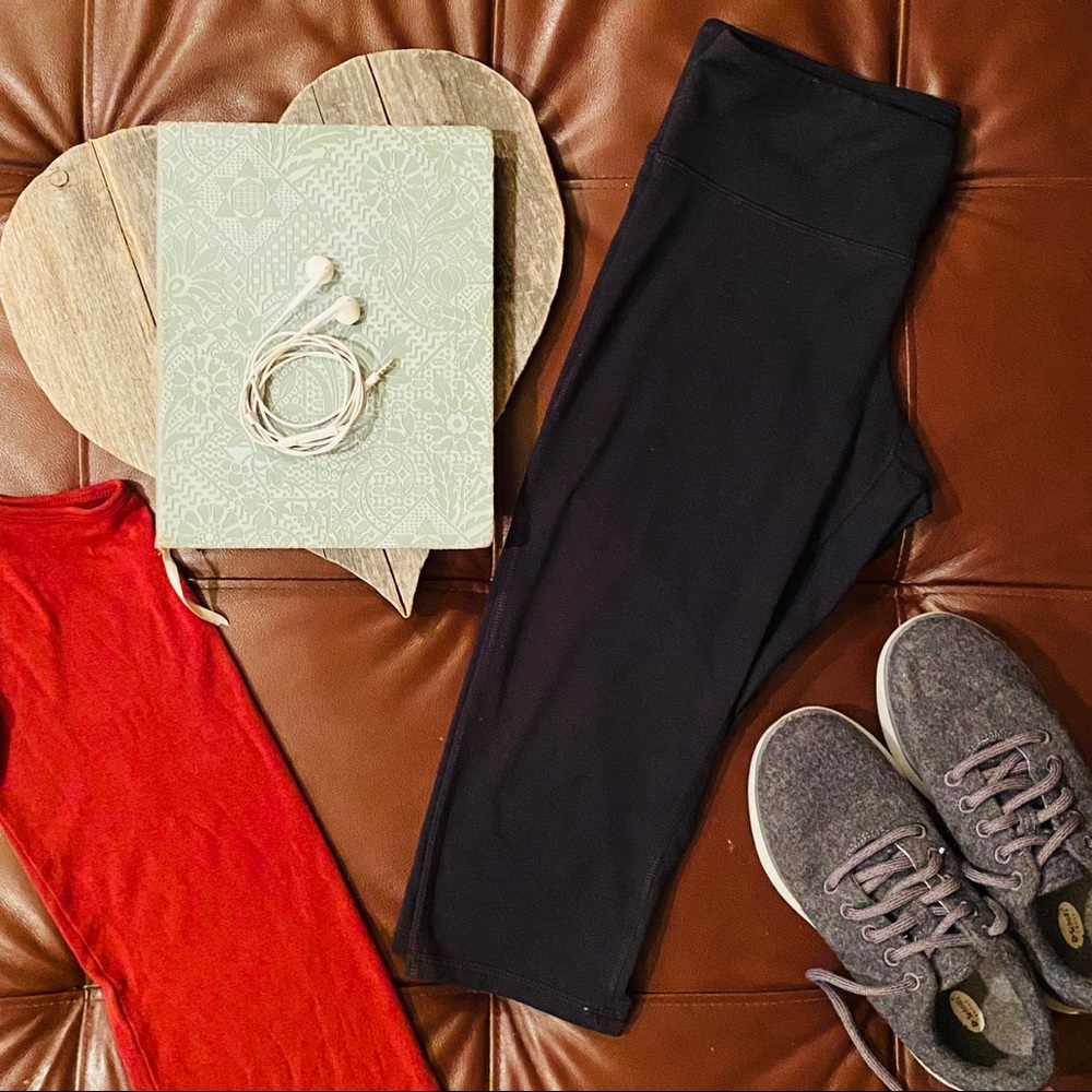 Black Champion Crop Leggings M EUC
